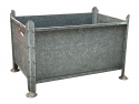 Contenitori metallici sovrapponibili in lamiera zincata