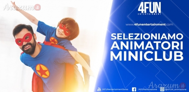 4FUN RICERCA ANIMATORI MINI CLUB