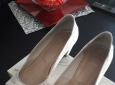 Scarpe donna dècolletés camoscio tacco 6,5