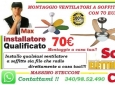 Montaggio ventilatore a soffitto Tiburtina Roma