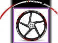 Adesivi cerchi per moto HONDA CBR 600 RR + 6 pezzi omaggio