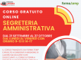 CORSO GRATUITO ONLINE ADDETTO/A ALLA SEGRETERIA AMMINISTRATIVA