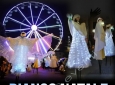 BIANCO NATALE  - PERFORMANCE ITINERANTE PER LE VIE DELLA TUA CITTA’ – SPETTACOLO CON COREOGRAFIE DI TRAMPOLIERI IN COSTUMI ILLUMINATI PER EVENTI AZIENDALI EVENTI PRIVATI EVENTI PUBBLICI