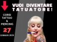 27.GENNAIO.2024 INIZIANO I CORSI DI TATUAGGI PIERCING