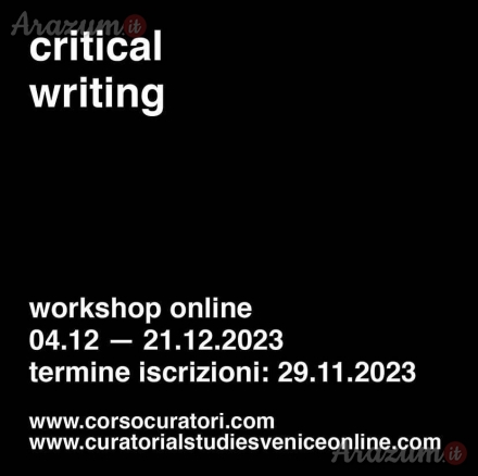 Corso online in critical writing