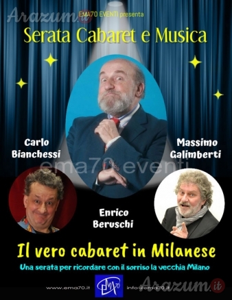 CABARET e MUSICA IN MILANESE - PER EVENTI AZIENDALI - PRIVATI PUBBLICI – MUSICA LIVE E DIVERTIMENTO