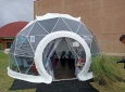 Cupola geodetica diametro 4m, h2m.