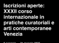 APERTE LE ISCRIZIONI AL 32° CORSO IN PRATICHE CURATORIALI E ARTI CONTEMPORANEE