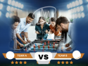 NOLEGGIO CALCIO BALILLA 2 CONTRO 2 - NOLEGGIO  SPETTACOLI - PER EVENTI SPORTIVI – ASSOCIAZIONI – PER EVENTI AZIENDALI - EVENTI PRIVATI - EVENTI PUBBLICI - FAMILY DAY