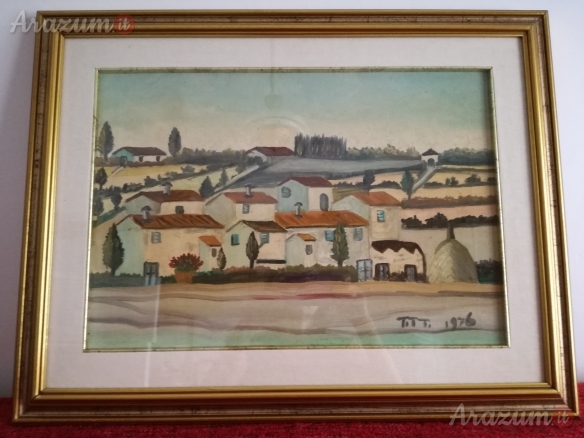 Paesaggio con case