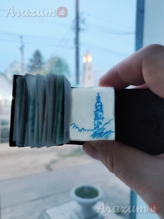 Album sketchbook 100 miniature disegno a mano libera pezzo unico autenticato