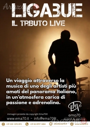 TRIBUTO LIGABUE – UNA NOTTE DI ROCK E DI EMOZIONI- PER EVENTI AZIENDALI - EVENTI PRIVATI - EVENTI PUBBLICI  CONCERTI – MUSICA LIVE – SERATE MUSICALI