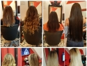 Applicazione extension capelli