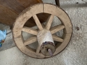 Antica ruota in legno