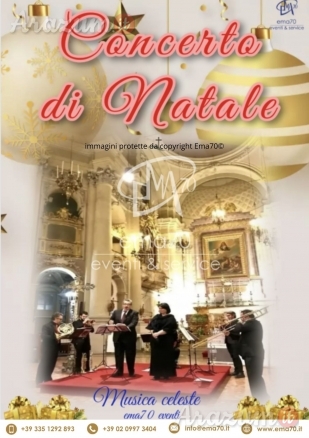 CONCERTO DI NATALE CONCERTI DI NATALE -MUSICHE DI NATALE - SACRI CLASSICI - CORI GOSPEL - PER PIAZZE - LUOGHI SACRI - TEATRI - SALE DA CONCERTO - PER EVENTI PRIVATI - EVENTI PUBBLICI - EVENTI AZIENDALI