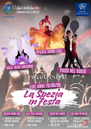 LA SPEZIA IN FESTA 2024 - PASSI NEL VUOTO - 27.07.24