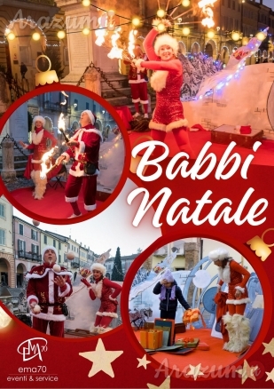 I BABBI NATALE- ANIMAZIONE A POSTAZIONE FISSA- GIOCHI COL FUOCO - GIOCOLERIA- SCULTURE DI PALLONCINI - DOMANDE E INDOVINELLI – EVENTI AZIENDALI - EVENTI PRIVATI -EVENTI PUBBLICI
