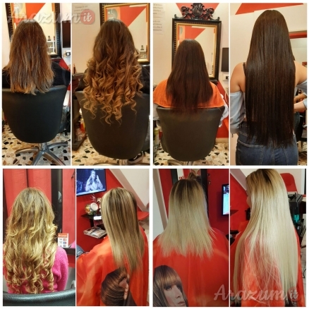 Applicazione extension capelli