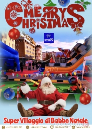SUPER VILLAGGIO DI BABBO NATALE - SFILATA E ANIMAZIONE SUI TRAMPOLI – ANIMARE E INCENTIVARE LO SHOPING NATALIZIO IN UN UNICO SPETTACOLO – EVENTI AZIENDALI - EVENTI PRIVATI -EVENTI PUBBLICI