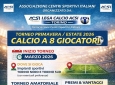 Torneo di calcio a 8 da Marzo 2026 in Torino con iscrizione gratuita.