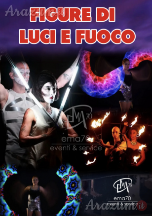 FIGURE DI LUCI E FUOCO – COSTUMI SCENOGRAFICI – SFILATA LUMINOSA PER LE VIE DELLA TUA CITTA’ - EVENTI DI PIAZZA – EVENTI AZIENDALI – EVENTI PRIVATI – EVENTI PUBBLICI