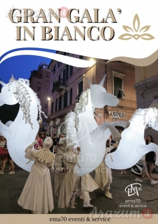 GRAN GALA’ IN BIANCO – EVENTO UNICO IN ITALIA – COSTUMI SCENOGRAFICI – SFILATA LUMINOSA PER LE VIE DELLA TUA CITTA’ - EVENTI DI PIAZZA – EVENTI AZIENDALI – EVENTI PRIVATI – EVENTI PUBBLICI