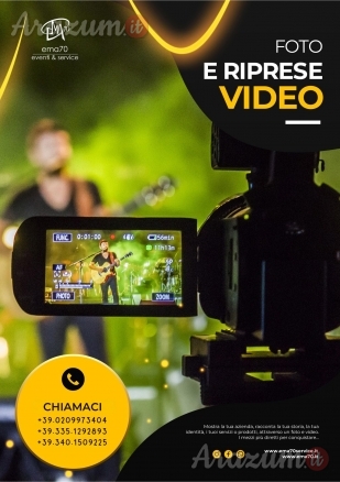 VIDEO CLIP MUSICALI - PER EVENTI AZIENDALI - EVENTI PRIVATI - EVENTI PUBBLICI - SPORTIVI MEETING CONVENTION SFILATE DI MODA – SPETTACOLI TEATRALI – SAGGI DI DANZA