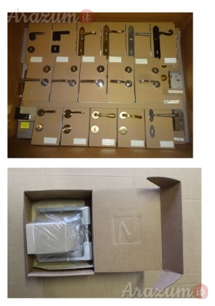 Stock Maniglie per porte e finestre in ottone , 2300 pezzi