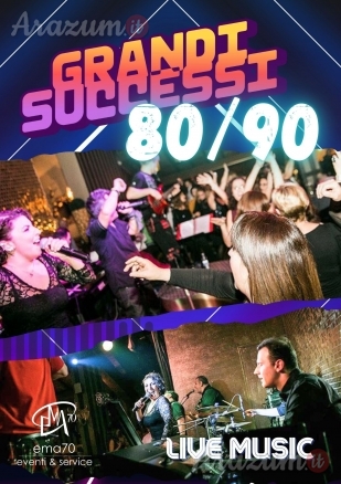 TRIBUTO AI FAVOLOSI ANNI ‘80 ‘90  - CONCERTI PER EVENTI AZIENDALI - EVENTI PRIVATI - EVENTI PUBBLICI