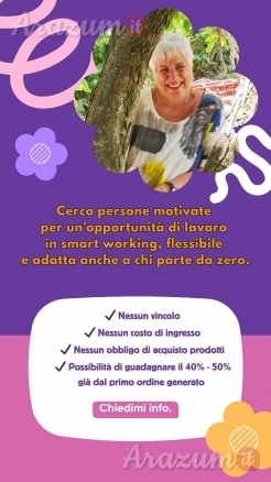 Lavoro in smart working da remoto e flessibile (tutta Italia)