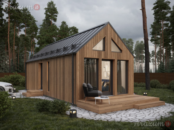 Casa modulare 38 m² con terrazza