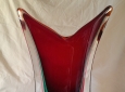 Vaso in vetro di Murano attribuito a Flavio Poli Italia anni '50.