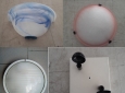 Applique plafoniere varie in vetro metallo o plastica per interni ed esterni