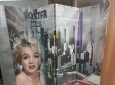 Paravento Separè divisorio Marilyn Monroe in 4 pannelli richiudibile