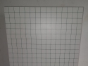 Pensile o base o Mobiletto in Laminato con disegno a quadretti frontale Verde.