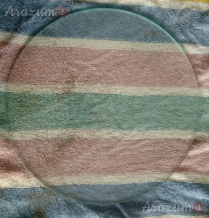 Vetro rotondo Cristallo Trasparente spessore 5/6 mm. misura diametro 32