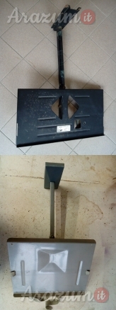 Staffa porta TV da soffitto o da muro in metallo
