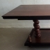 Tavolinetto basso in legno massello, design elegante, superficie piana rettangolare, 3