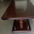 Tavolinetto basso in legno massello, design elegante, superficie piana rettangolare, 2