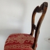 Sedie stile Luigi XVI in Legno Noce 4 pz imbottite 4