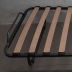 Letto pieghevole con struttura in metallo con Doghe in legno e materasso. 3