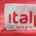 Poltrona sacco pouf bean bag rossa in ecopelle