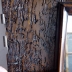 Specchio con cornice in legno scuro, 6