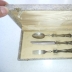 Posate in Argento e Acciaio tris Antiche complete di custodia 5