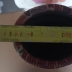 Vaso in legno decorato per fiori da tavolo forma piatta ovale liscia 7