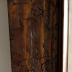 Specchio con cornice in legno scuro, 7