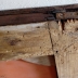 Specchio con cornice in legno scuro, 5