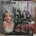 Paravento Separè divisorio Marilyn Monroe in 4 pannelli richiudibile
