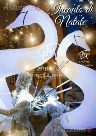 INCANTO DI NATALE - SFILATA E ANIMAZIONE SUI TRAMPOLI – ANIMARE E INCENTIVARE LO SHOPING NATALIZIO IN UN UNICO SPETTACOLO – EVENTI AZIENDALI - EVENTI PRIVATI -EVENTI PUBBLICI