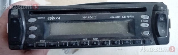 Sintolettore CD Sony CDX-L420V non funzionante